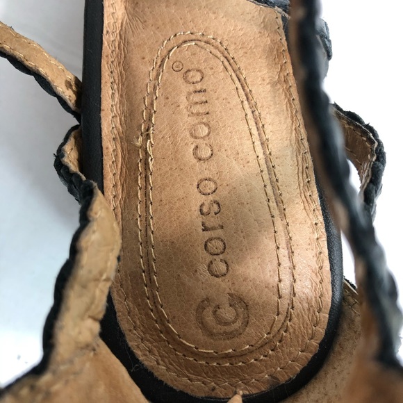 Corso Como Sandals Black Size 8.5M - Picture 11 of 16